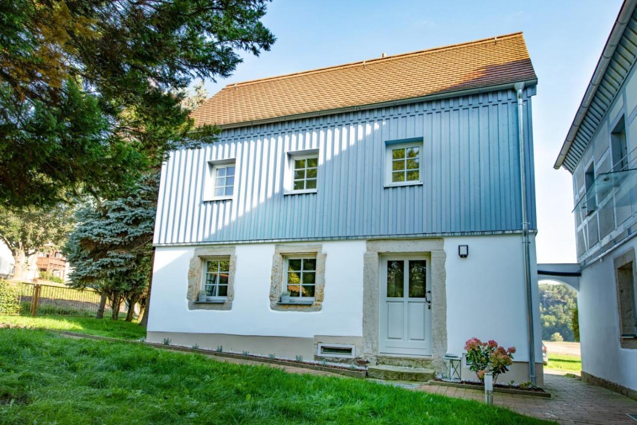 Traumhaftes Gaestehaus An Elberadweg Und Bastei Rathen Exterior foto